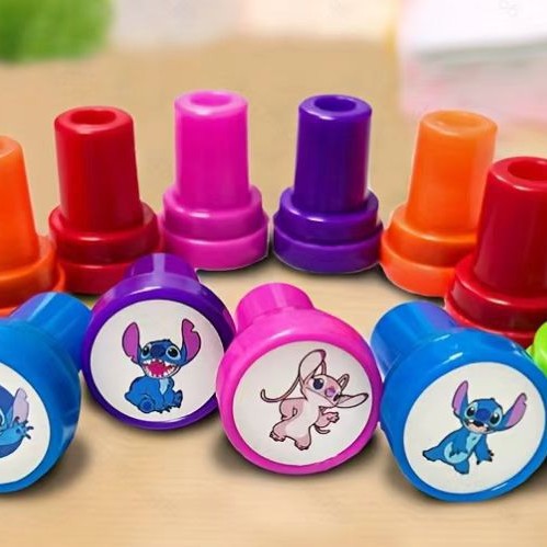 Cross-Border 12 Pictures of Various Seals, Cartoon Animation Seals, Spider-Man, Stitch, Mickey Sonic Cartoon Seals