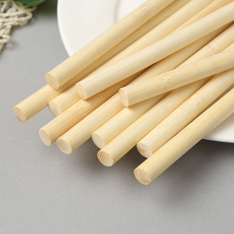 Handmade DIY building model material small round stick bamboo stick bamboo round stick bamboo stick bamboo stick bamboo stick thin bamboo stick home decoration