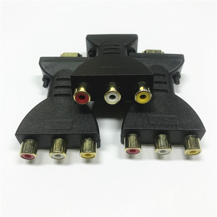 hdmi TO av Red, White and Yellow hdmi TO av Converter Hd hdmi TO av 3rca Adapter Cable Adapter
