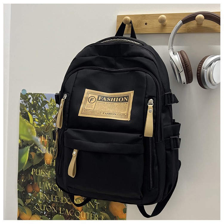 Повседневная студенческая сумка, дорожный рюкзак, компьютерный рюкзак, однотонный, ультра-легкий, большой вместимости, школьная сумка для учащихся средней и старшей школы для снижения нагрузки