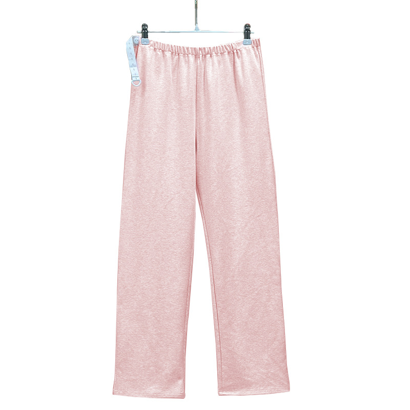 Color Yarn Cotton Hair Thickened Trousers plus size Home Luna Casual