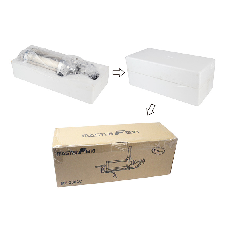 2.5 lbs stainless steel manual enema machine household sausage making machine vertical sausage machine enemator