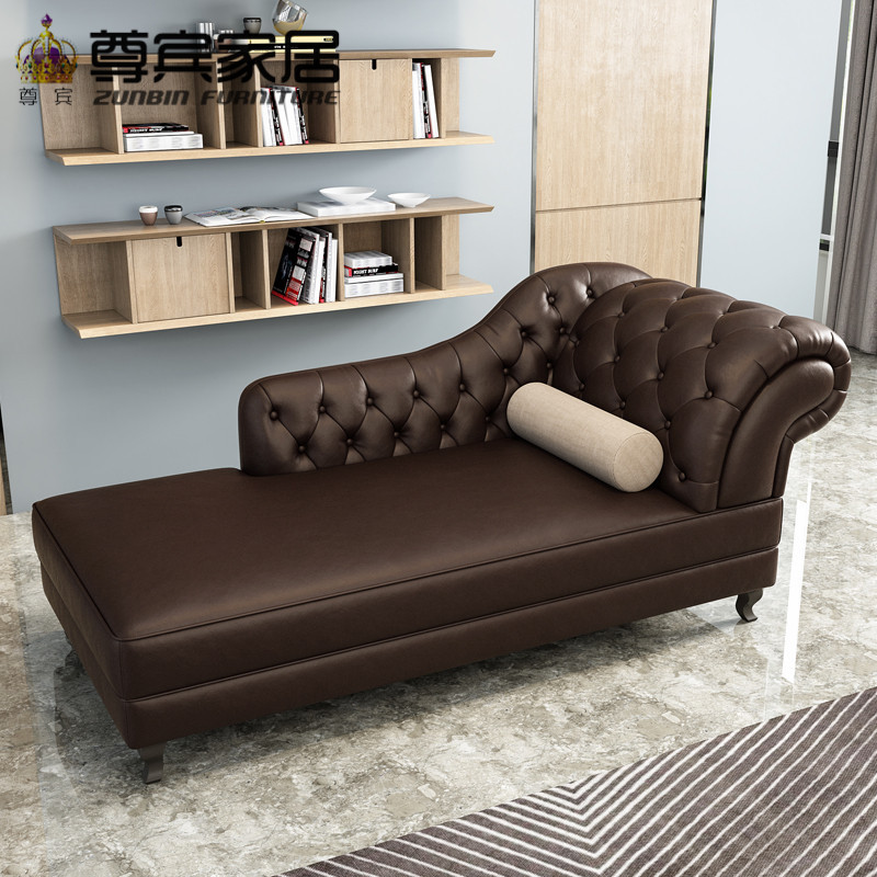 Императорский диван-конкубина в европейском стиле, натуральная кожа, односпальный реклайнер, диван для красоты, маленькая квартира, ленивый диван, кресло в американском стиле