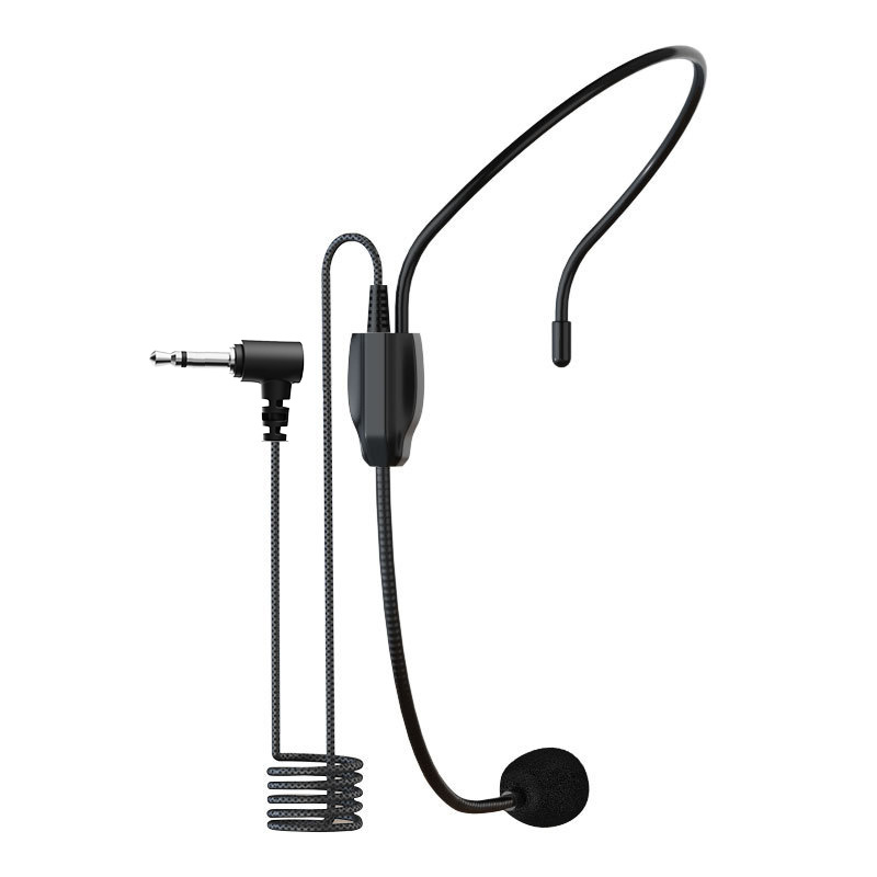 Wired Head-Mounted Microphone Teacher Teaching Tour Guide Ear Hook Little Bee Headset Universal Loudspeaker Small Microphone