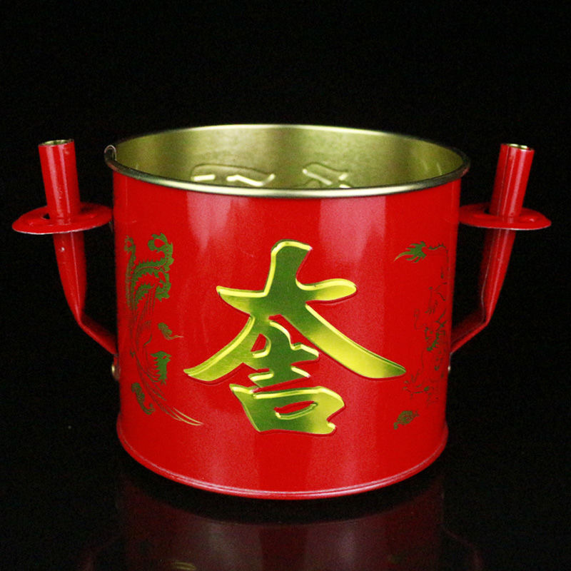 Incense Burner Ornament, Auspicious Red Incense Burner, Factory-Operated, Prosperity Incense Burner, Candle Holder