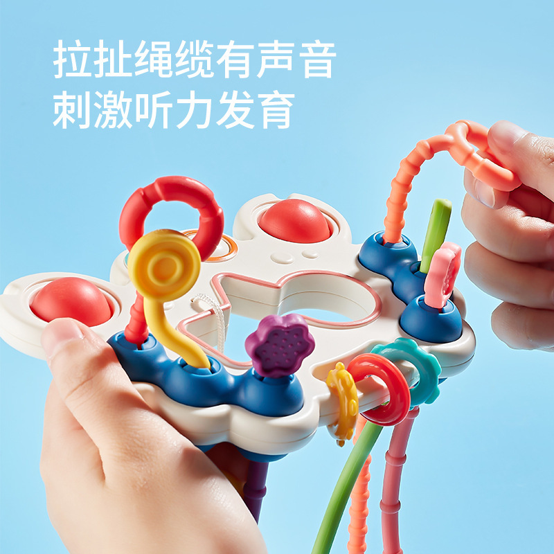 Baby Baby Fun Luso Baby Toy Early Education Sensory Baby Can Bite Enlightenment Soft Glue Small Crab Lala Le