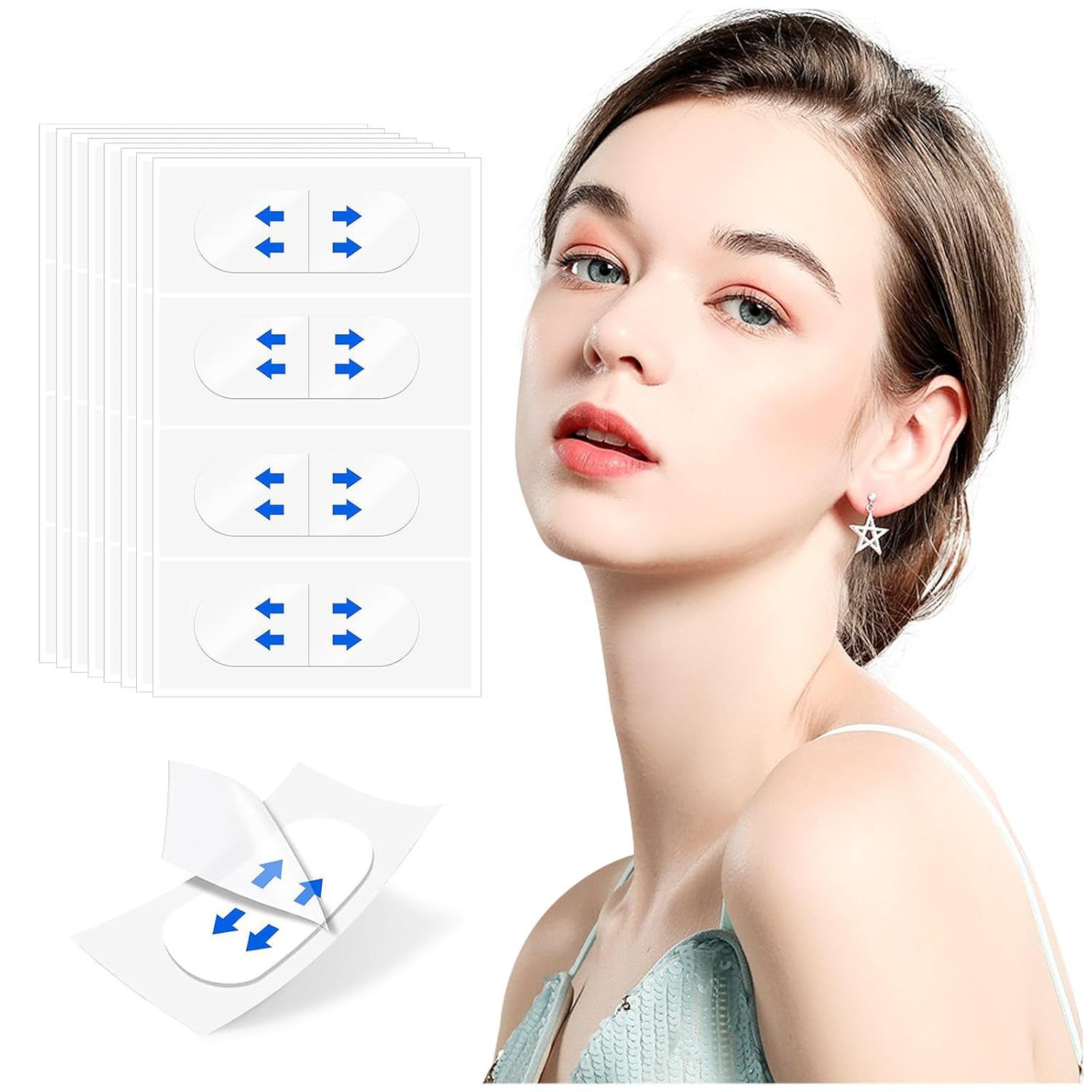 Cross-border New Invisible Face Lifting Tape Invisible Lift Patch Small Face Patch V Thin Face Patch Thin Face Patch Artifact