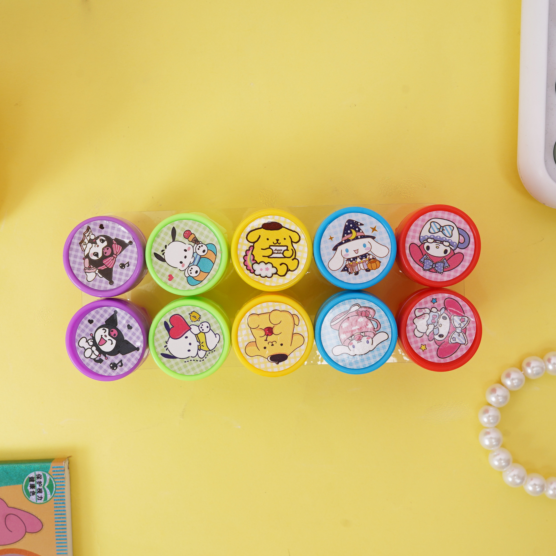 Sanrio Stamp Children's My Melody Washable Stamp Cinnamoroll Children's Toy Elementary School Children's Day Stamp