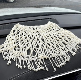 Qing Benjiaren Hanfu Ming-made Tassel Cloud Shoulder Antique Pearl Cloud Shoulder Wedding Dress Cheongsam Shawl