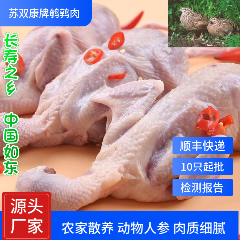Su Shuangkang ® Охлажденное мясо перепелов с белыми полосками, замороженное, живая убойная перепелка, кровопускание, быстрое замораживание, мясо самки перепела