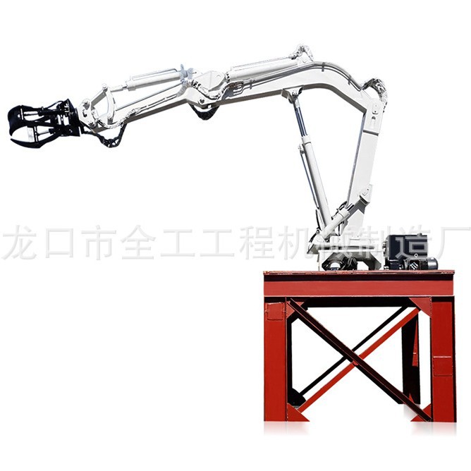 Fully Automatic Fixed Hydraulic Robotic Arm Industrial Ore Crushing and Grasping Multi-Joint Electric Hydraulic Mechanical Gripper