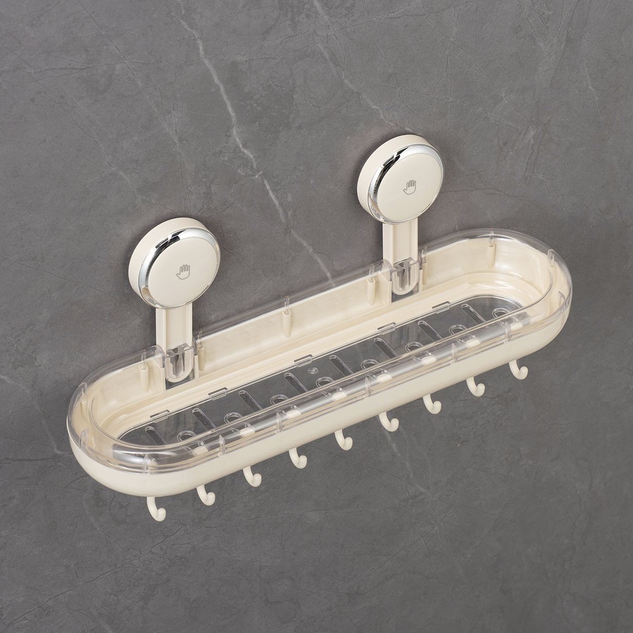 Dongfang Liangjie Bathroom Storage Rack Toilet Sucker Punch-free Wall Makeup Storage Rack Washstand Artifact