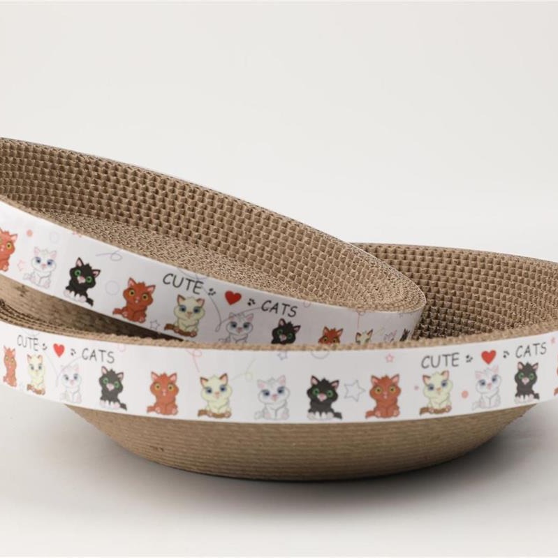 Cat scratch board cat nest corrugated paper grinder scratch-resistant cat supplies bowl-type cat scratch basin cat toy pet supplies