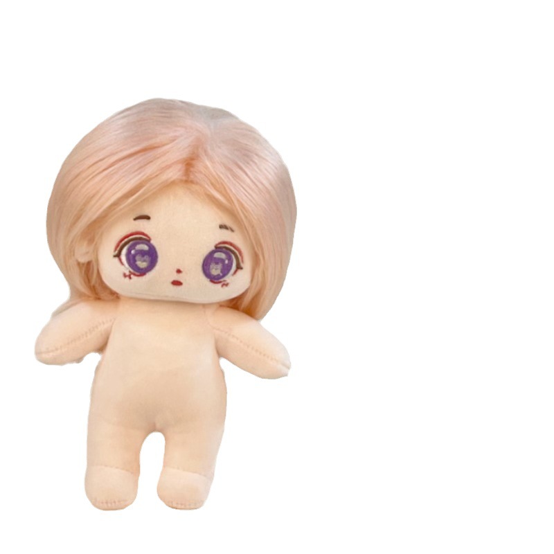 20cm fried wool non-attribute cotton doll nude doll plush doll toy doll doll clothes suit