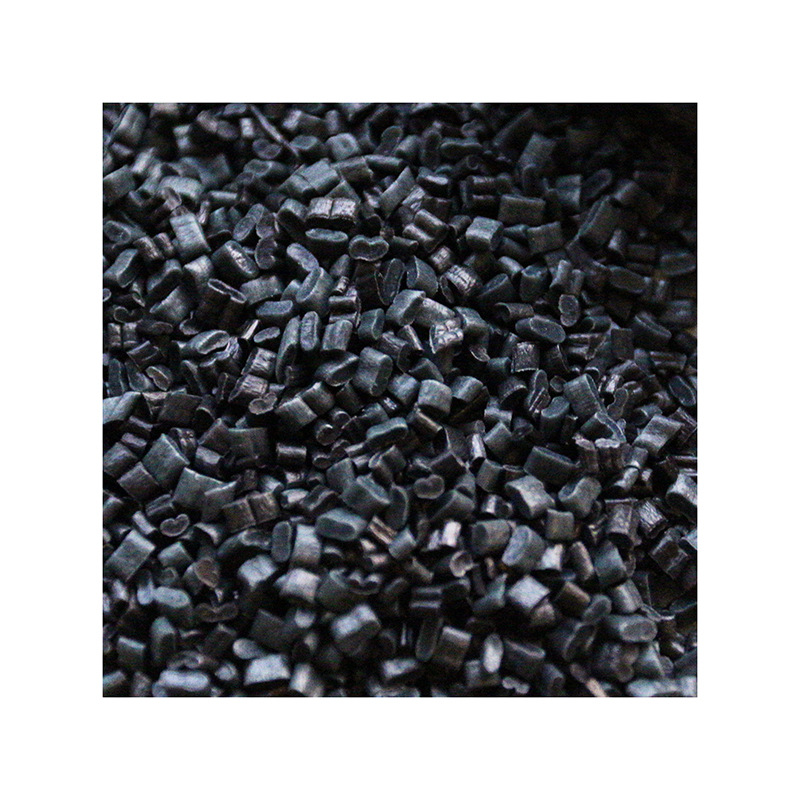 PEPO miscellaneous rubber particles new black injection grade recycled injection molding general environmental protection particles in stock wholesale