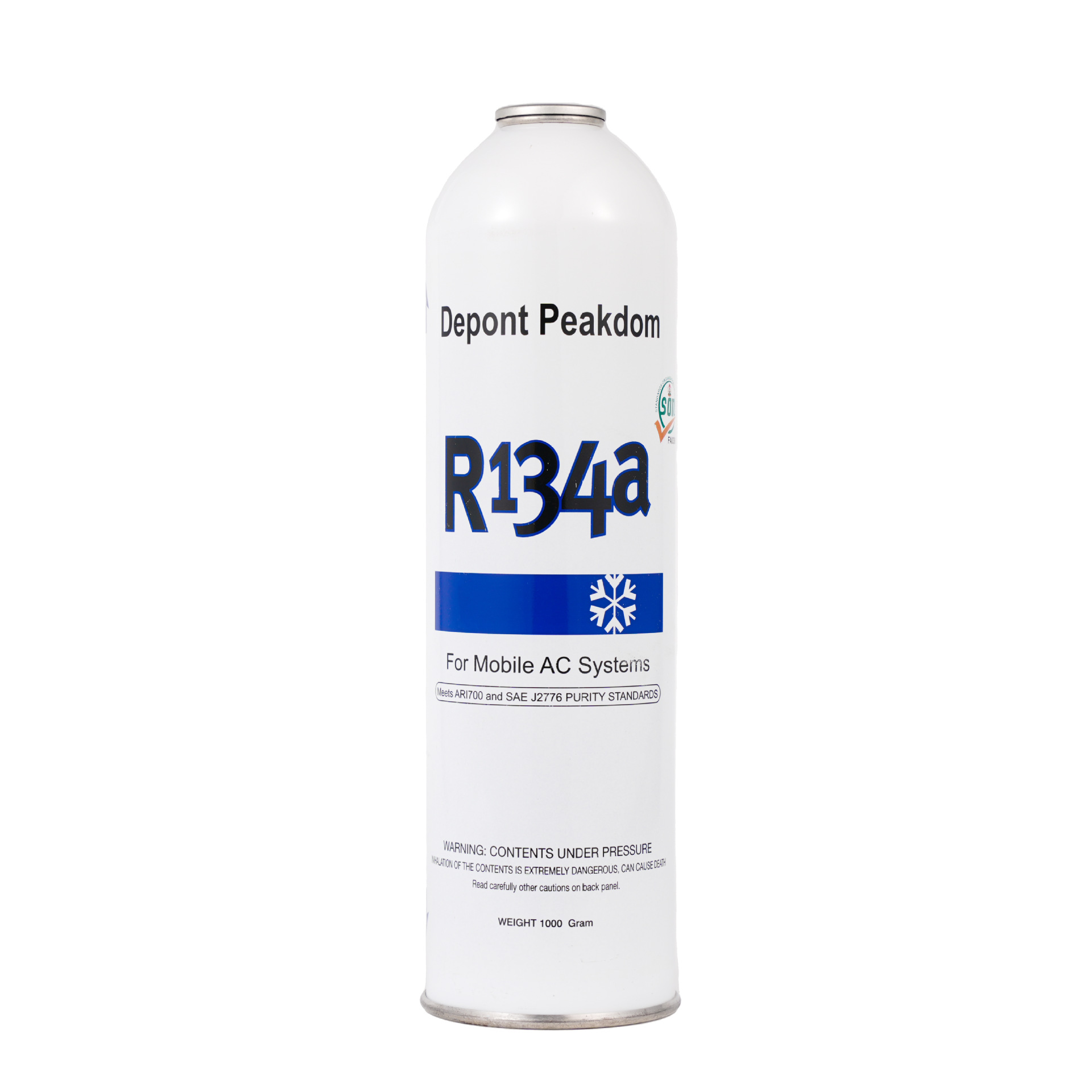 Environmental protection refrigerant R134a800g snow seed snow seed fluorine chlorine Ang automobile air conditioning refrigerant factory direct sale