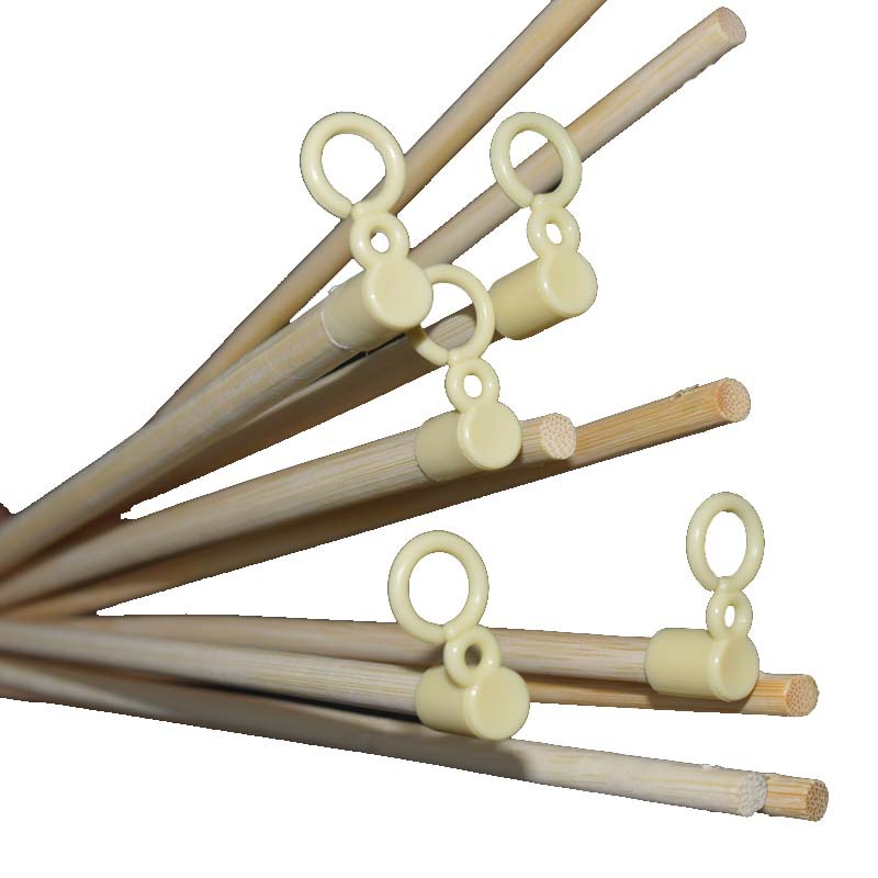 Portable Rod solid wood Mid-Autumn Festival rabbit lantern Children diy paper lantern Rod plastic lantern Rod Hook portable Rod