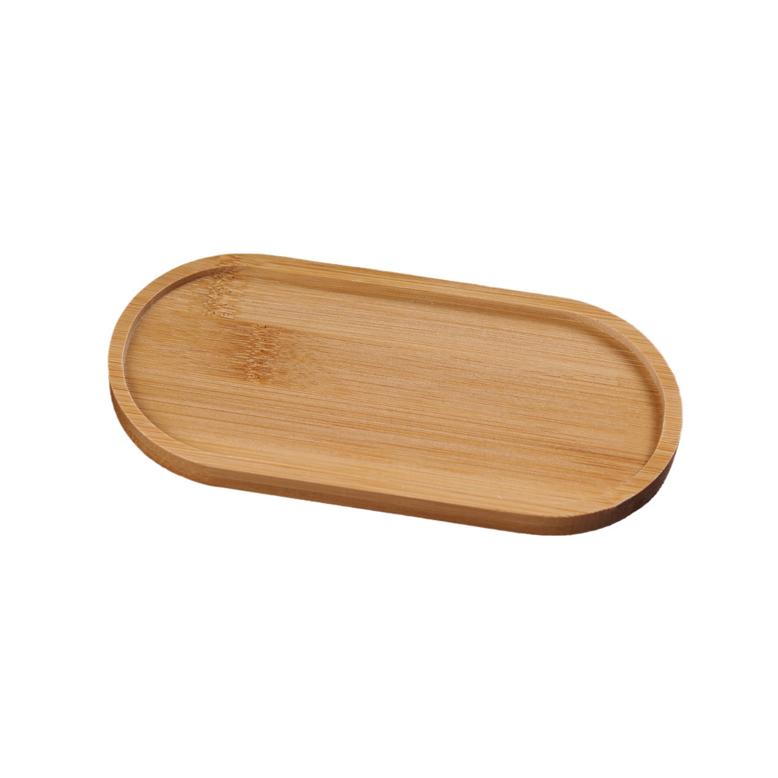 Bamboo Wooden Round Tray Children's suit Cross-border Coaster DIY Bottom Embryo Fleshy Mosaic Coaster Making Material