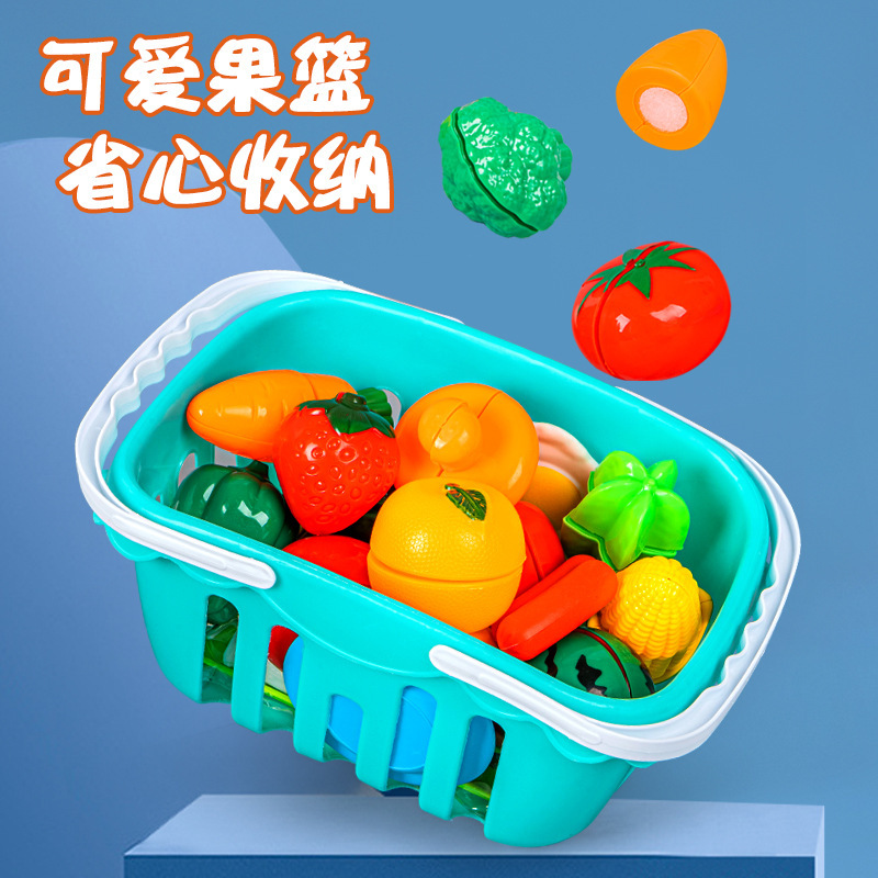 Cake Cutting Kitchen Cutting Vegetables Cutting Fruit Set Boys and Girls Gift Baby Play Toys Wholesale