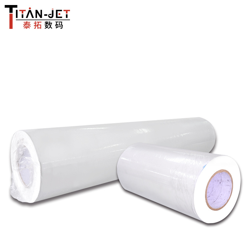 Готовая пленка для печати кристаллических этикеток, белая базовая пленка, легкая передача изоляции с отверстиями, индивидуальная настройка