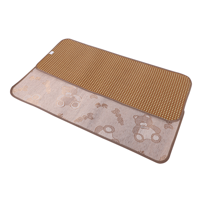 Student's Mat Double-sided Infant's Mat Children's Mat Jade Double-sided Rattan Mat Baby's Crib Rattan Mat Ice Silk Mat