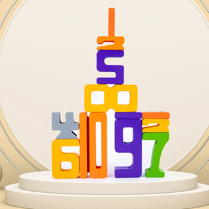 Sumblox digital building blocks large particle wooden Teaching Building Blocks Children's logic puzzle brain-moving early education toys