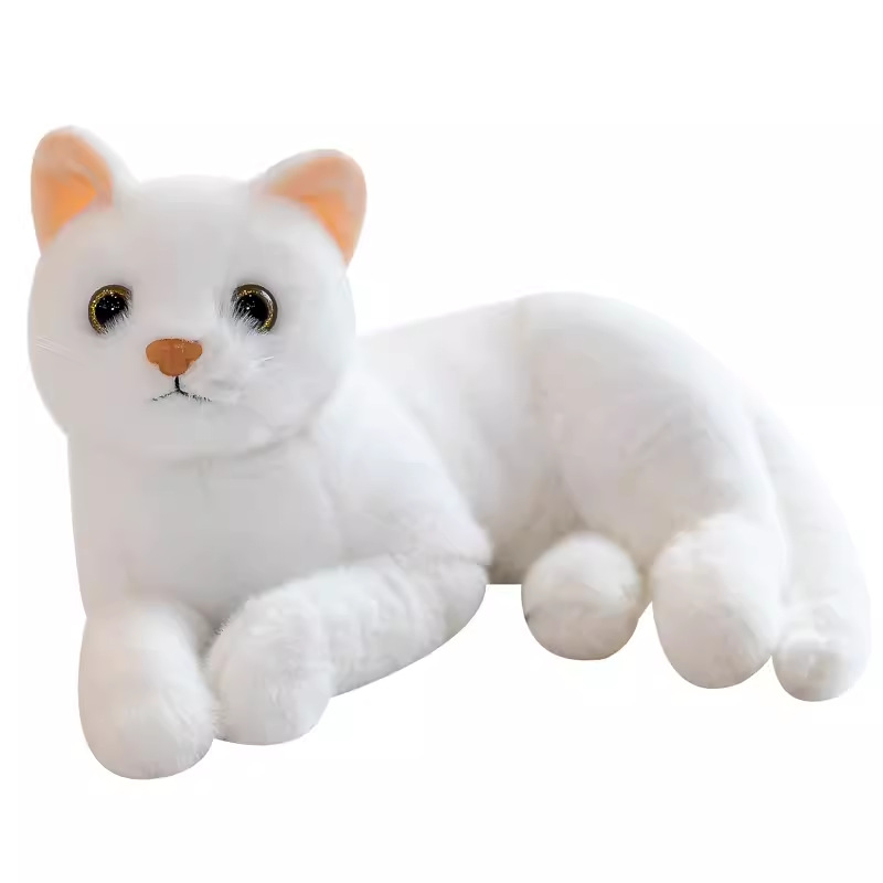 Fake Pussy Cat Doll Little Flower Cat Plush Toy Sleeping Pillow Pacifying Doll Children's Birthday Gift