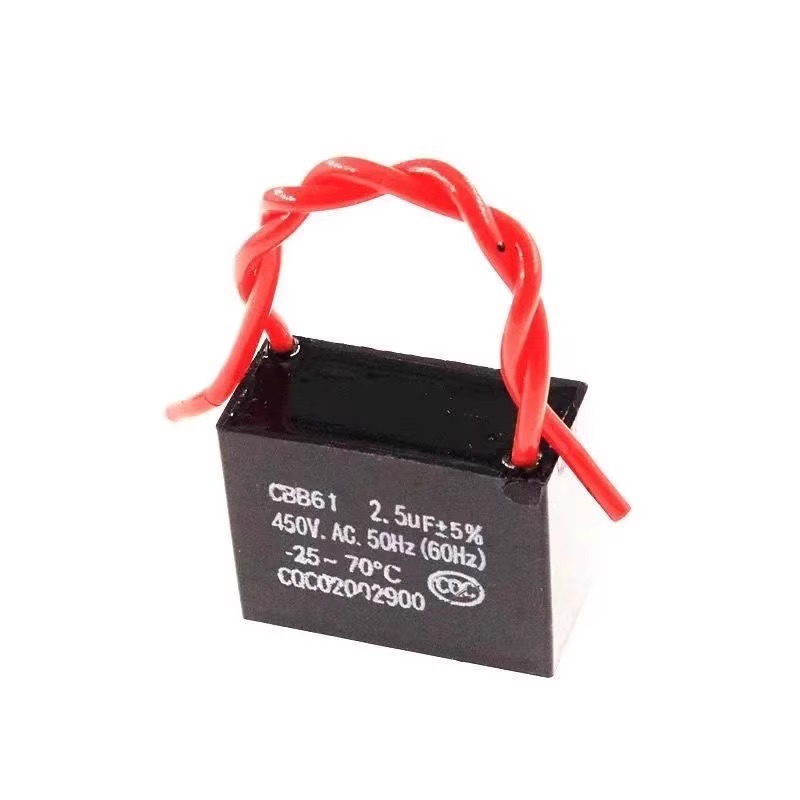 Universal 1.5Uf Shaking Head Electric Fan Capacitor Wall Fan Table Fan Floor Fan Motor Starting Capacitor Accessories Commonly Used Models