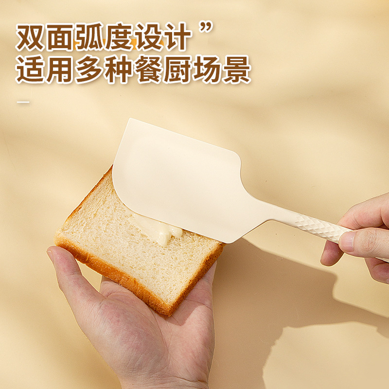 Silicone Scraper Baking Tool Birthday Cake Cream Scraper Shovel Integrated Kitchen Household High Temperature Resistant Spatula