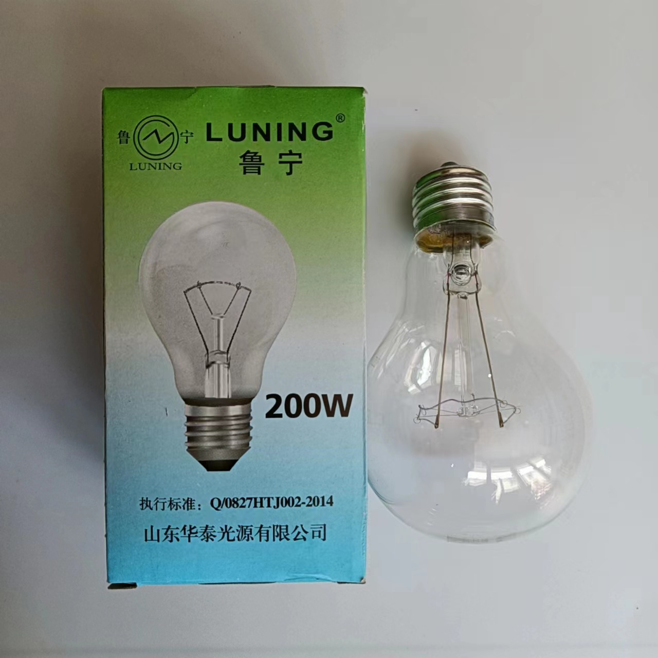 Luning Boutique 220V Independently Packaged Incandescent Bulb Old-Fashioned Standard Tungsten Property Engineering Lighting Construction Site Supermarket