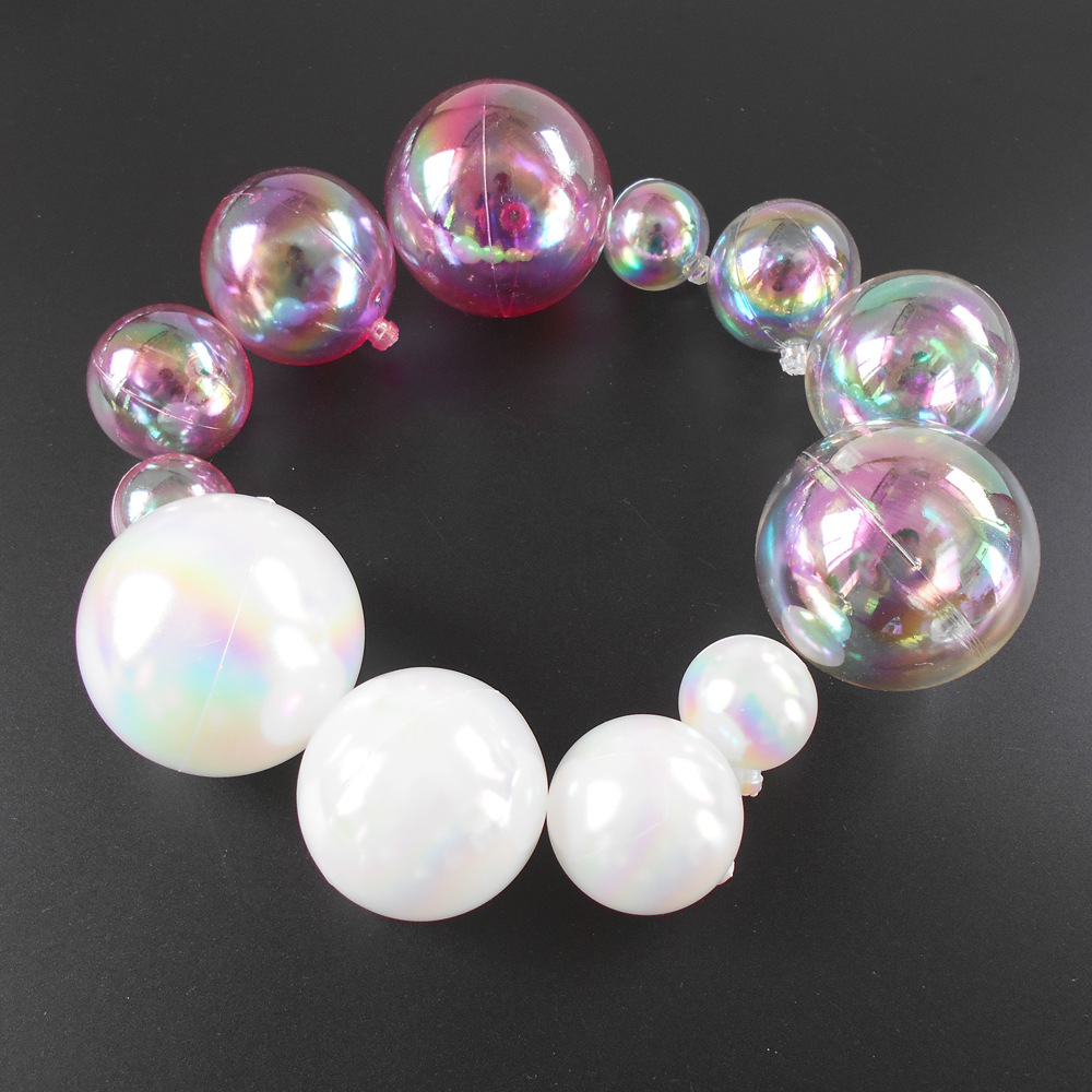 Цветные прозрачные шары для украшения торта, вставка для шара, цветные праздничные украшения