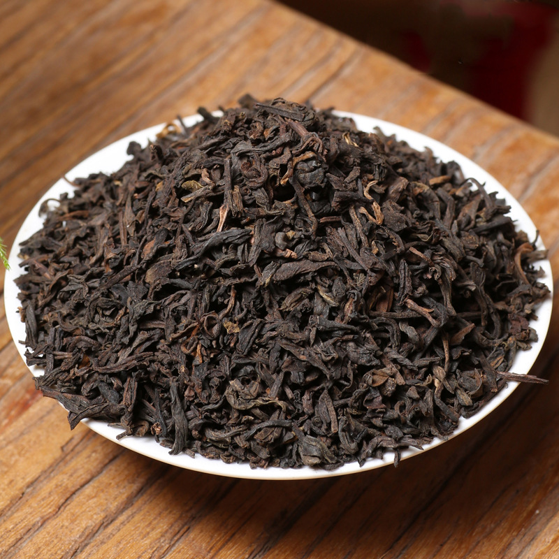 Yunnan Pu'Er Tea Loose Tea Ripe Tea Spot Wholesale Menghai Ancient Tree Loose Tea Special Palace Pu'Er Tea 500g