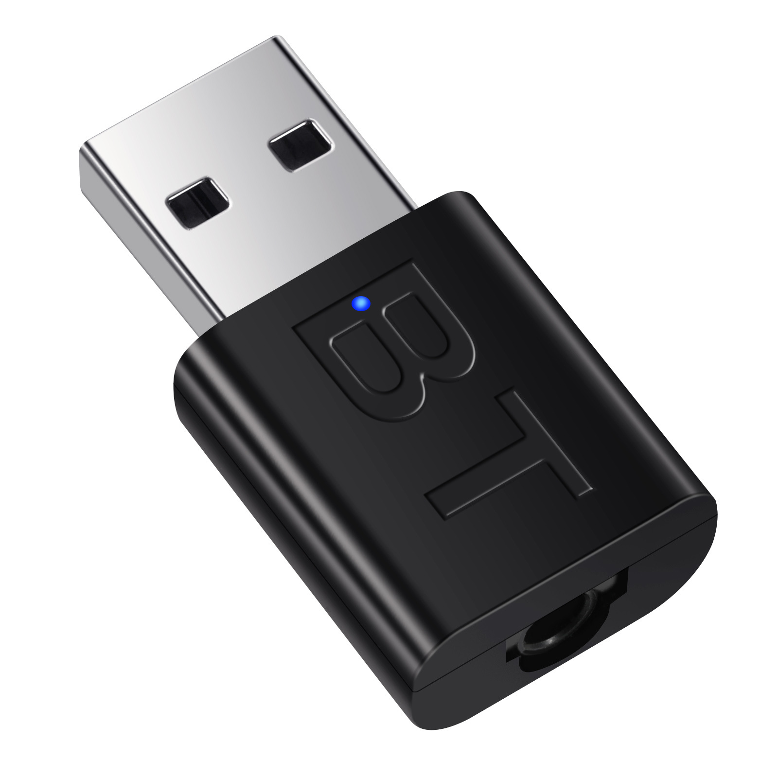 USB Bluetooth adapter 3.5mm two-in-one wireless speaker AUX audio receiver 5.0 Bluetooth transmitter