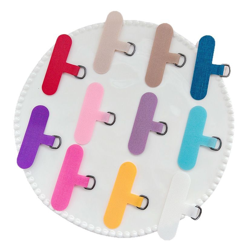 Factory Direct Sales Mobile Phone Lanyard Gasket Fixed Gasket Mobile Phone Case Lanyard Patch D Buckle Gasket Anti-Back Patch Clip