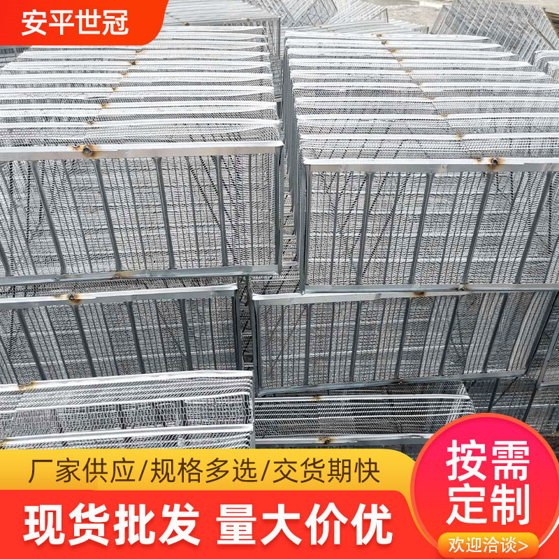 Индивидуальная полая стальная сетка, строительный участок, бетонная заливка, стальная сетка