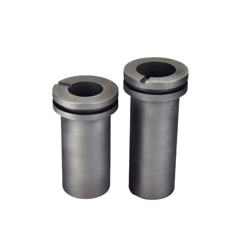 Wholesale High-Purity Double-Ring Graphite Crucible with Stable Processing Performance, Customized for Gold and Silver Smelting