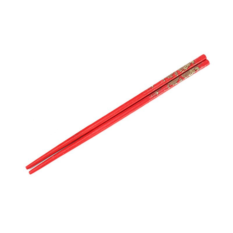 30cm Dragon and Phoenix Happy Chopsticks Mongolian Dance Chopsticks 24cm Happy Chopsticks Painted Red Chopsticks Wholesale