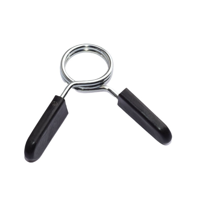 Dumbbell barbell bar special clamping spring large hole diameter 2.5cm clamping head spring clip anti-loose buckle