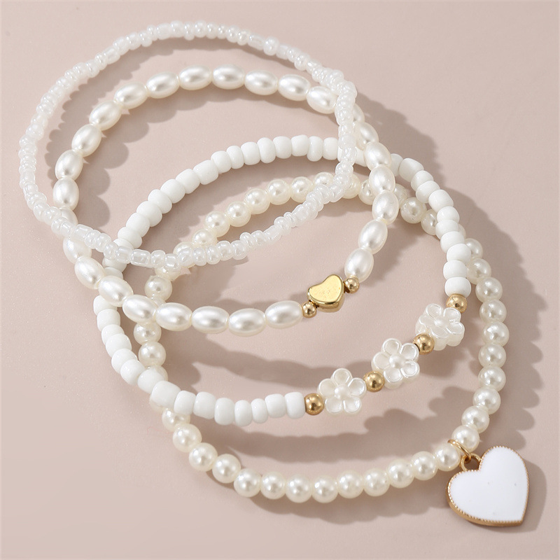 Korean Style Simple Personalized Niche Foot Jewelry Love Pendant Ankle Girlfriend Beach Play Jewelry