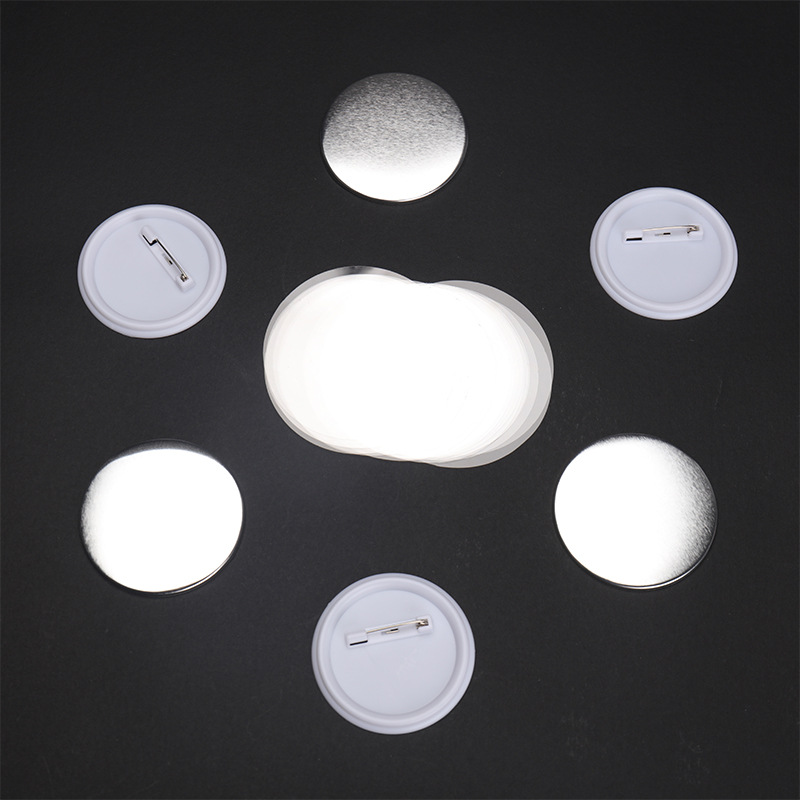 Tinplate Badge Machine Consumables New Single Thread Needle Spring Needle Badge Badge Bar Supplies Safety Pin 1 Set