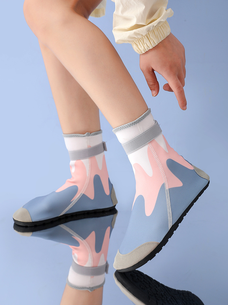 Adult High-Top Beach Shoes for Women, Non-Slip, Quick-Drying, Outdoor Anti-Cut Swimming, Snorkeling, Rafting and Seawater Shoes for Men and Women