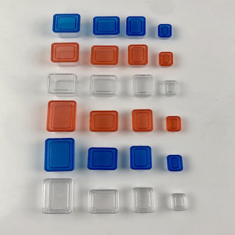 1:12 Doll House Mini Transparent Combination Preservation Box Insulation Box Bento Box Simulation Miniature Food Play Model