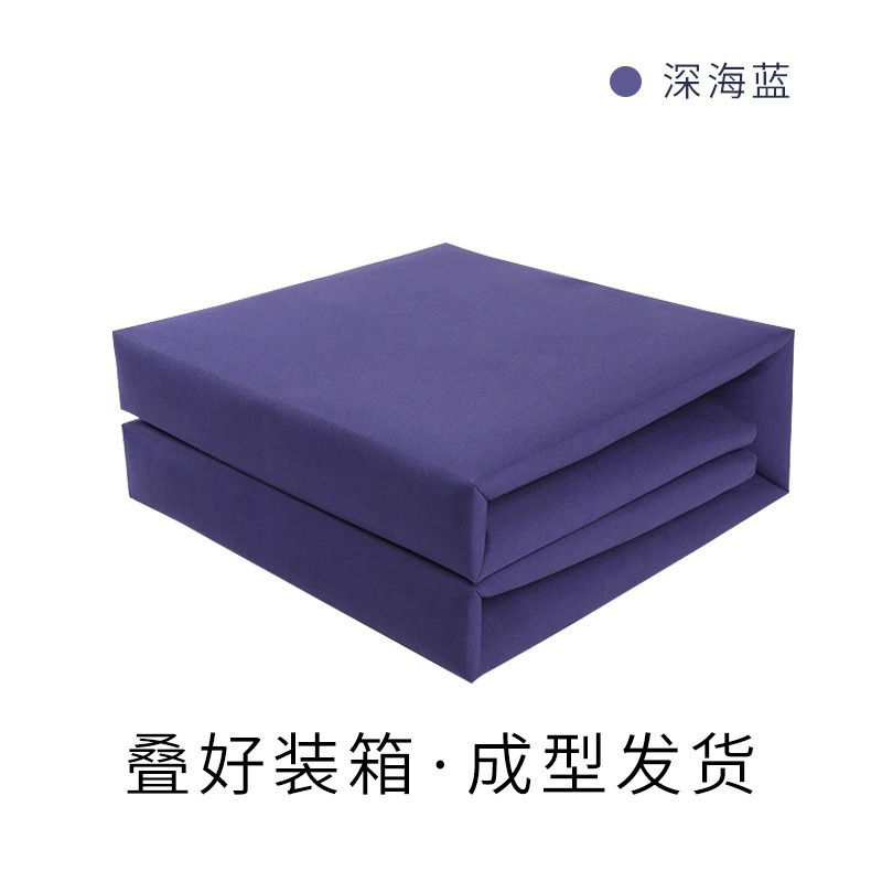 Factory direct handmade housekeeping quilt without canvas can cover model is shaped by tofu pieces military green olive green cotton quilt