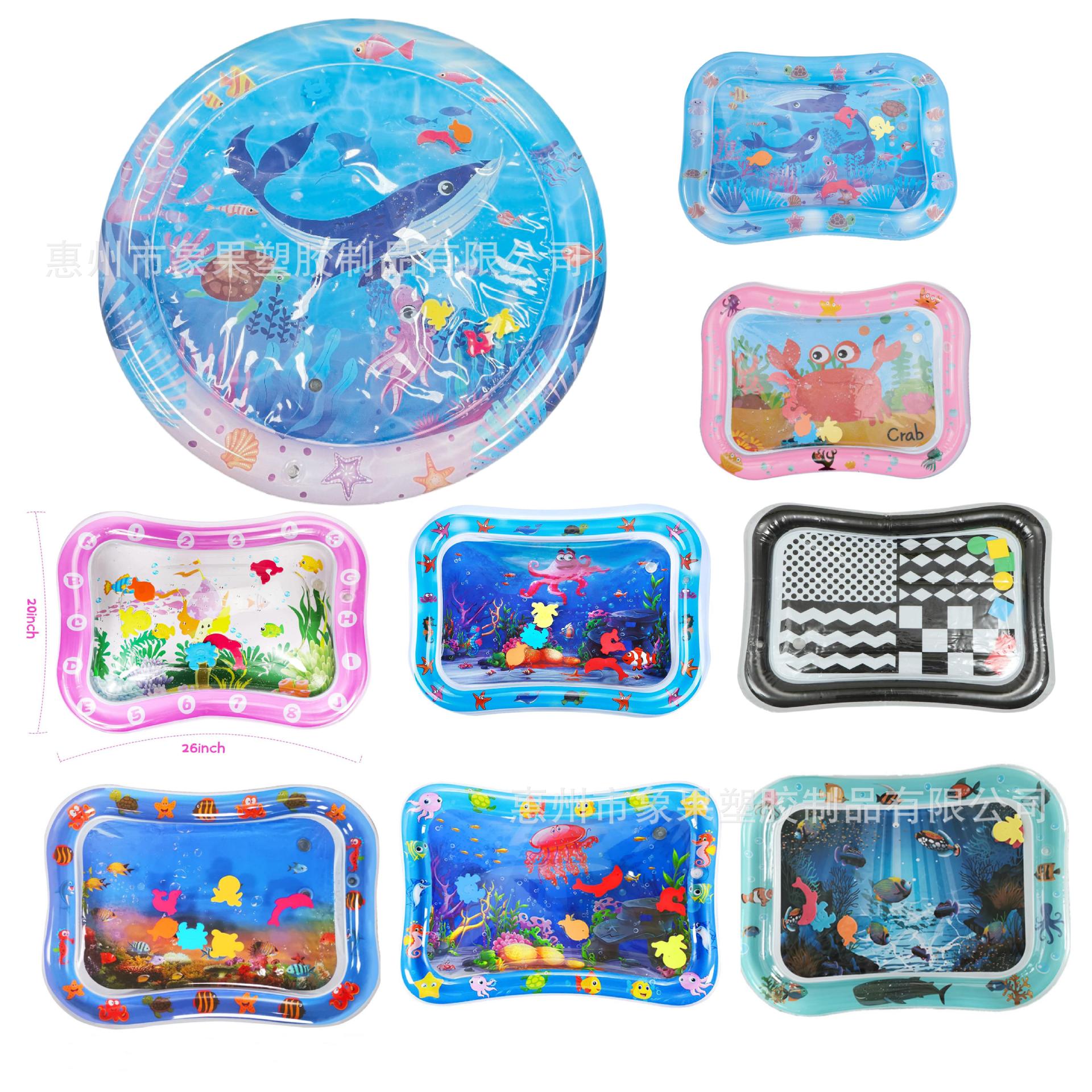 Водяной мат для детей с сертификатом CPC, надувной мат для обучения ползанию, мат для времени на животе