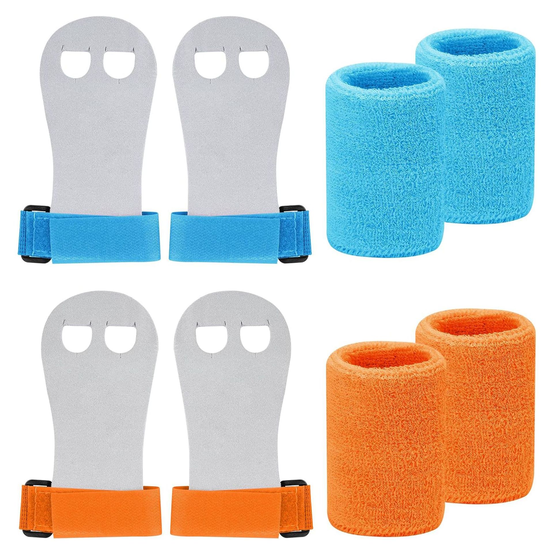 Children's horizontal bar weightlifting barbell dumbbell cowhide non-slip palm protection pull-up palm hard pull grip with gloves