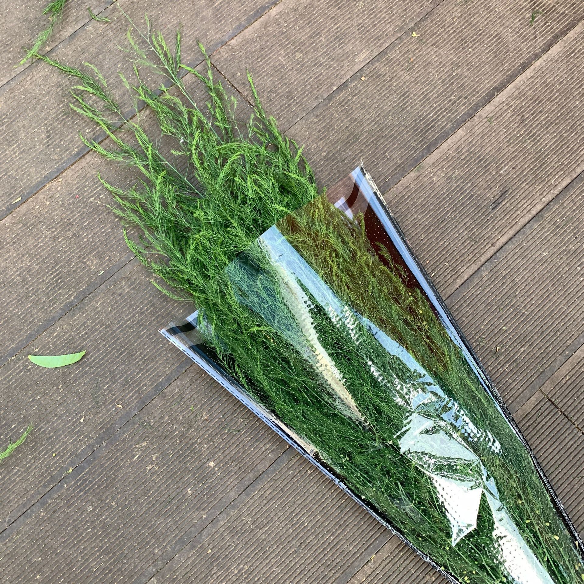 Fresh Asparagus Leaves, Flowers, Outdoor Wedding, Forest Style Wedding Arrangement, Flowers, DIY Asparagus Shooting Props