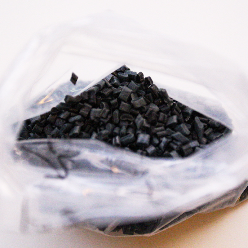 PEPO miscellaneous rubber particles new black injection grade recycled injection molding general environmental protection particles in stock wholesale