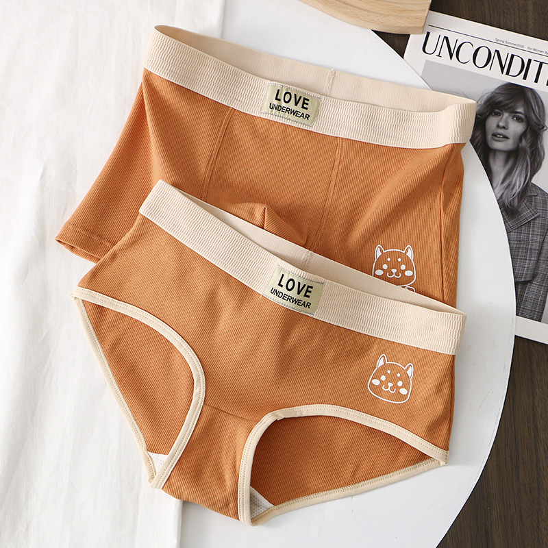 Нижнее белье для пар, мужские и женские боксеры, дышащие спортивные шорты