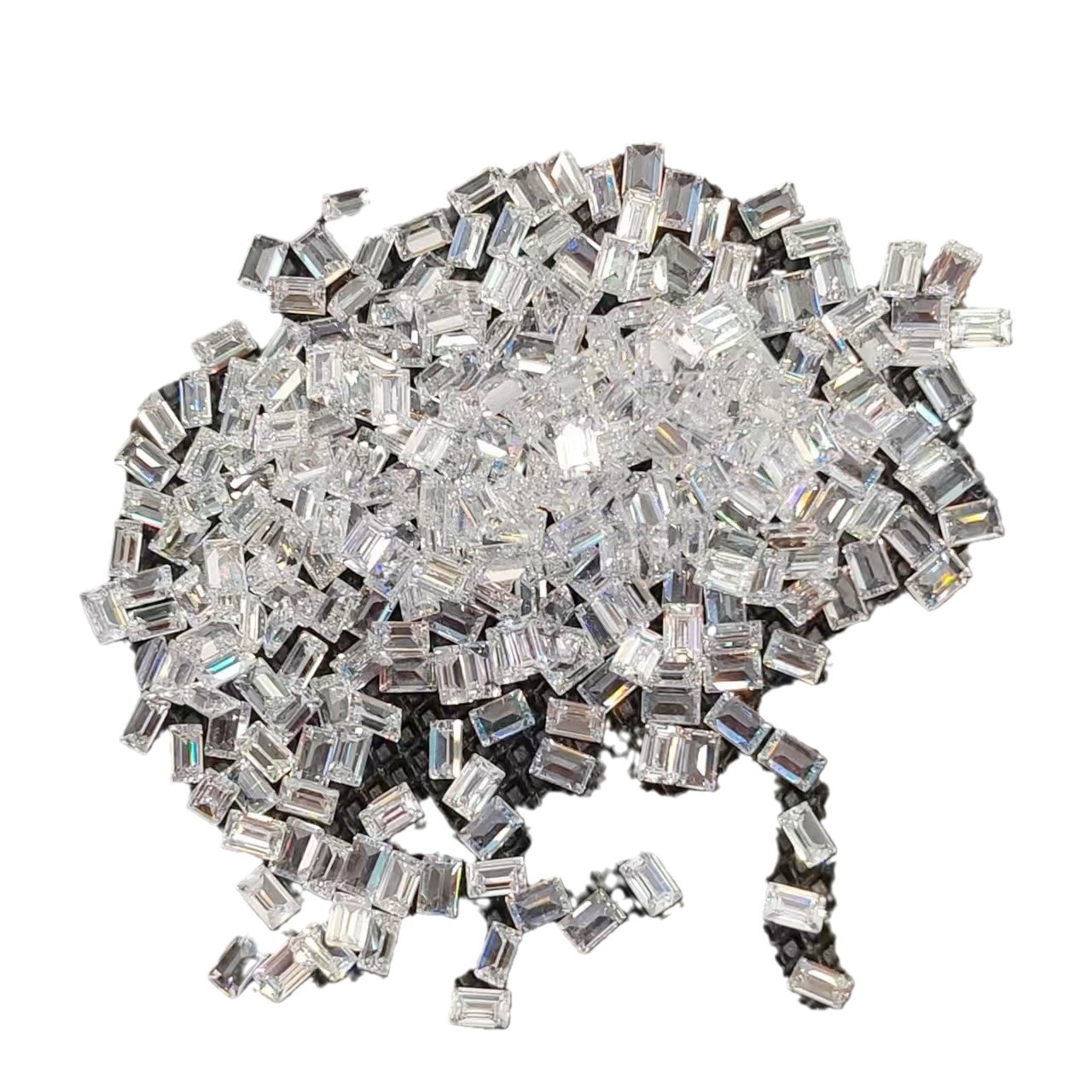 Rectangular Es Right Angle Car Parallel Line Guitai Material 5Aspg Cut Zircon Cubic Zirconia Loose Stone