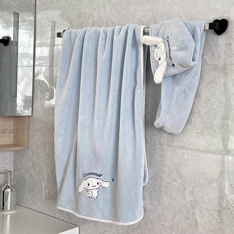 Genuine Bath Towel for Women Wearing and Wrapping Coral Fleece Towel Absorbent Quick-drying Couple's Household Wrapping Towel